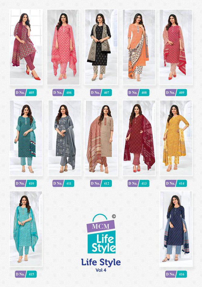 Life Style Vol 4 By Mcm Readymade Salwar Suits Catalog
